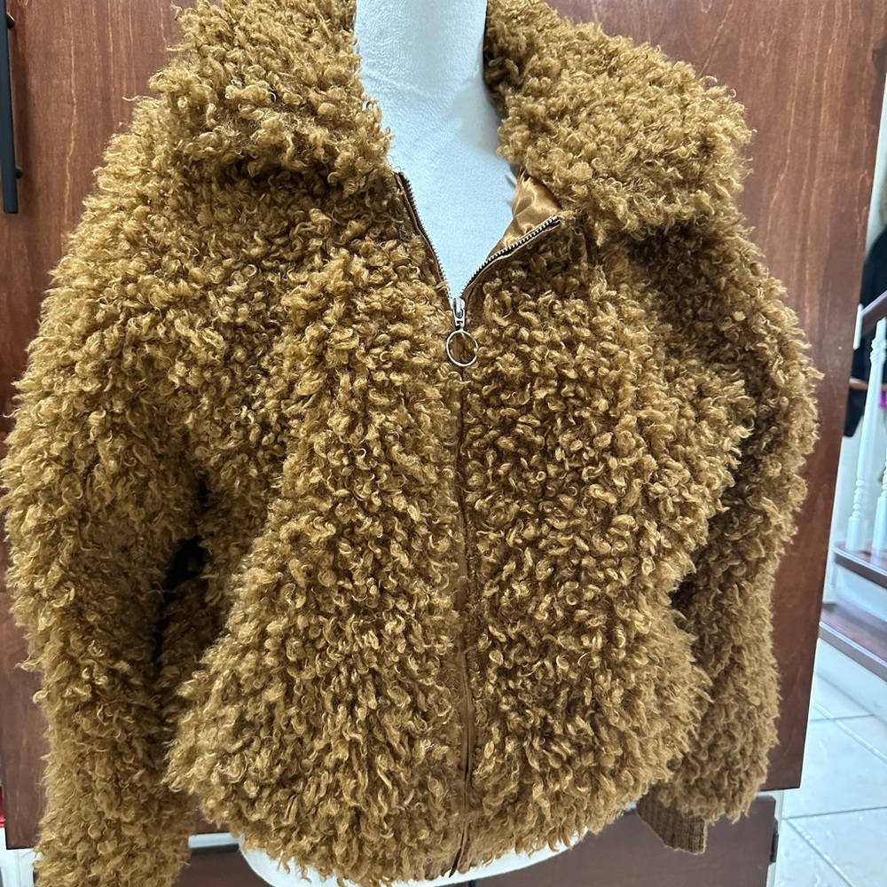 Cozy Brown Faux Fur Jacket